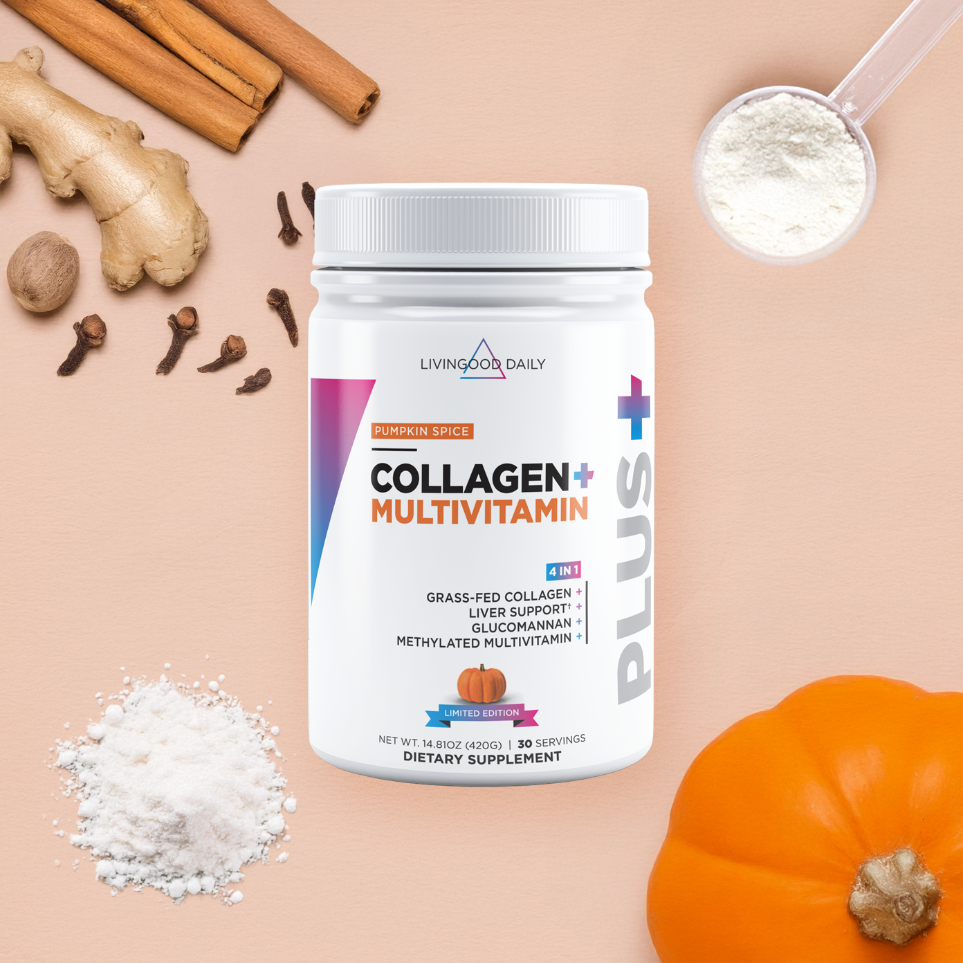 Pumpkin Spice Collagen + Multivitamin