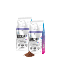 Livingood Daily Coffee + Moringa Ground Swiss Water Decaf - (2-Pack)