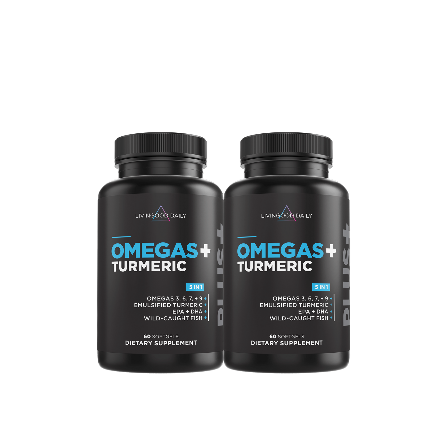 Livingood Daily Omegas + Turmeric (2 Pack)