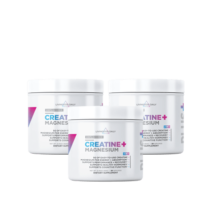 Livingood Daily Creatine + Magnesium (3-Pack)