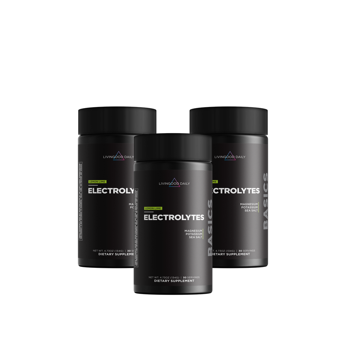 Livingood Daily Electrolytes (Lemon Lime) (3-Pack)