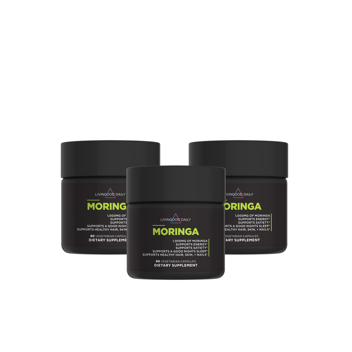 Livingood Daily Moringa Capsules (3-Pack)