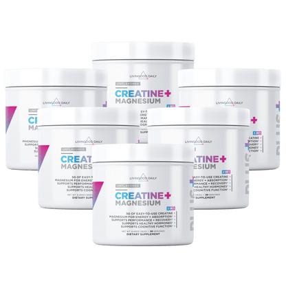 Livingood Daily Creatine + Magnesium (6-Pack)
