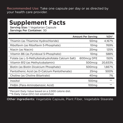 nutritional supplement facts label vegetarian capsule ingredients daily values