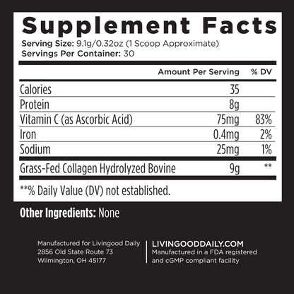 Livingood Daily Collagen (Unflavored)