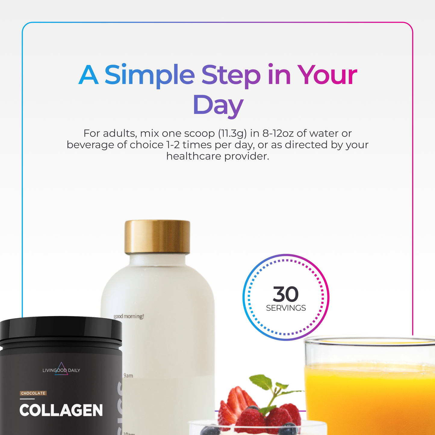 Livingood Daily Collagen (Chocolate)