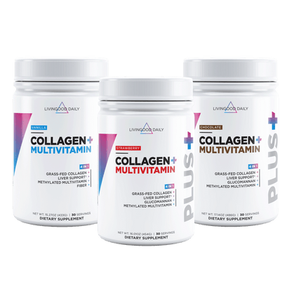 Livingood Daily Collagen + Multivitamin 3-Pack Bundle