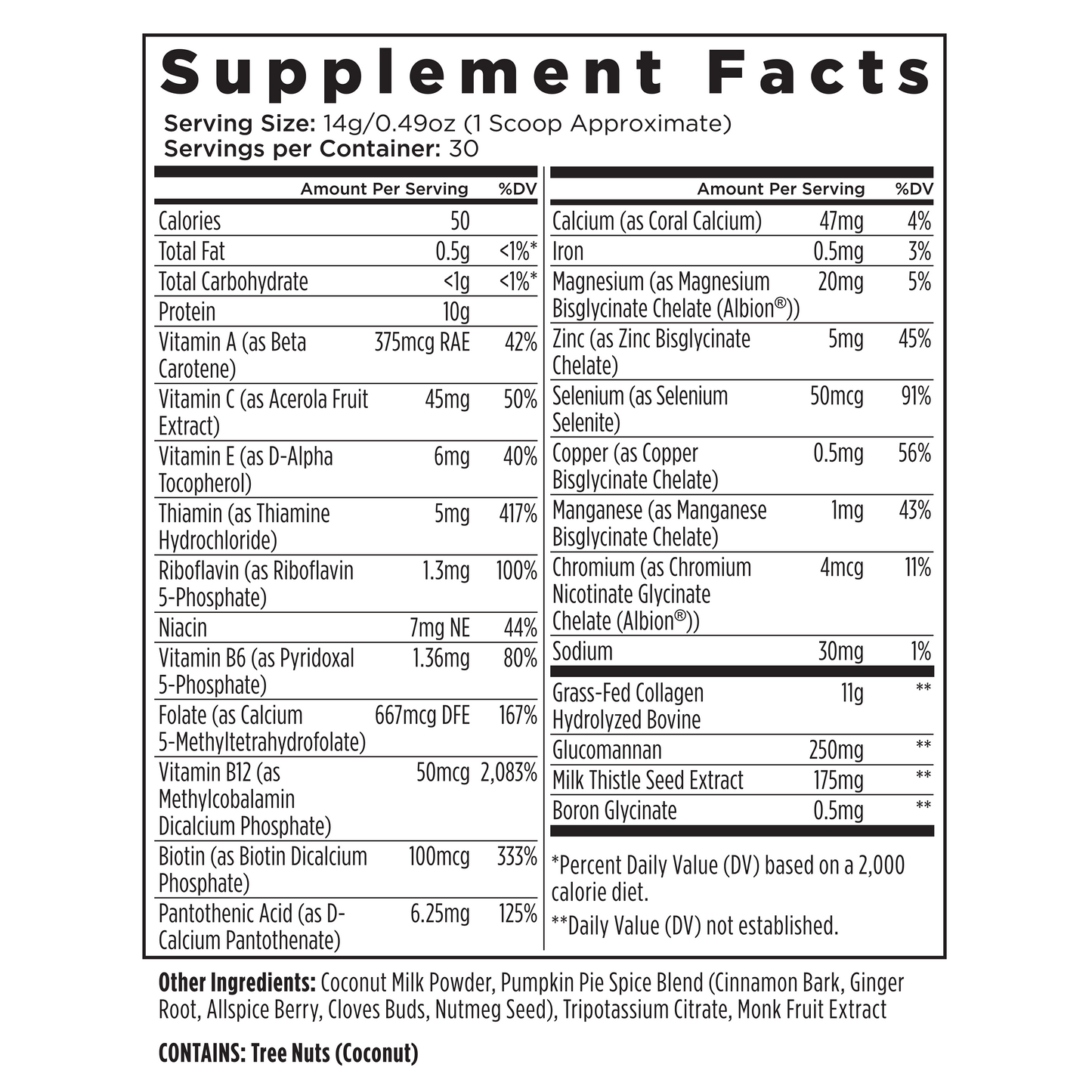 Pumpkin Spice Collagen + Multivitamin