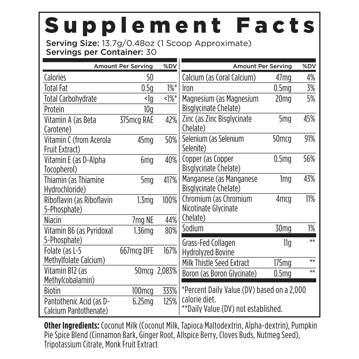 Pumpkin Spice Collagen + Multivitamin