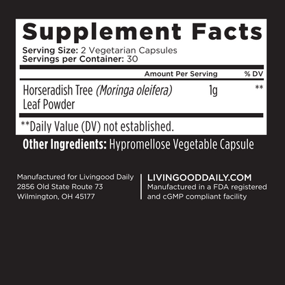 Livingood Daily Moringa Capsules (2-Pack)