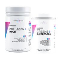 Livingood Daily Unflavored Collagen & Greens Bundle